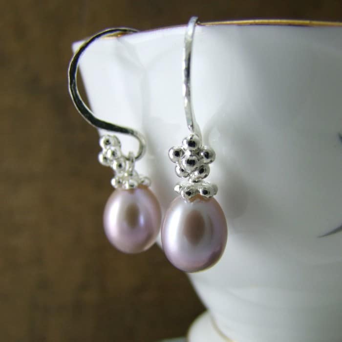 India Pearl Hook Earrings
