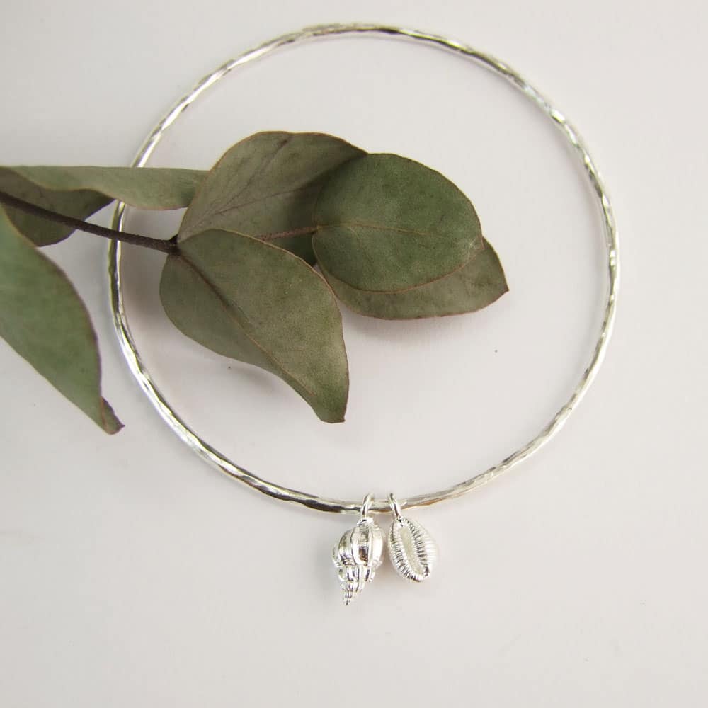 Double Mini Shell Bangle