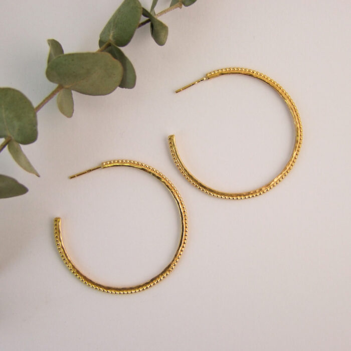 Urchin Hoop Earrings