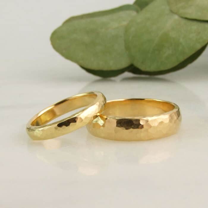Hammered Wedding Bands