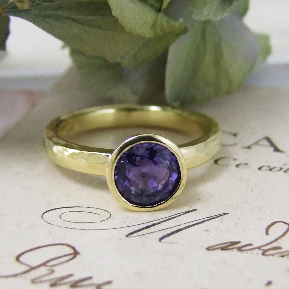 Purple sapphire
