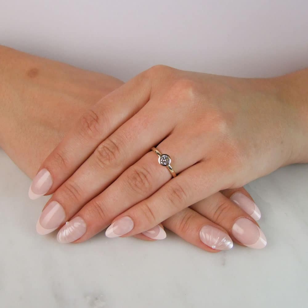 Salt And Pepper Diamond Ring - Image 2