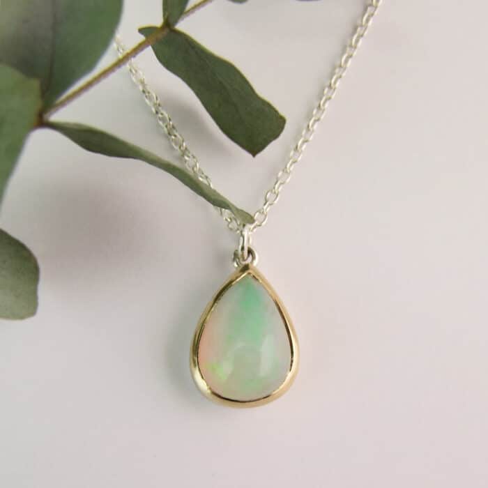 Pear Shape Opal Pendant