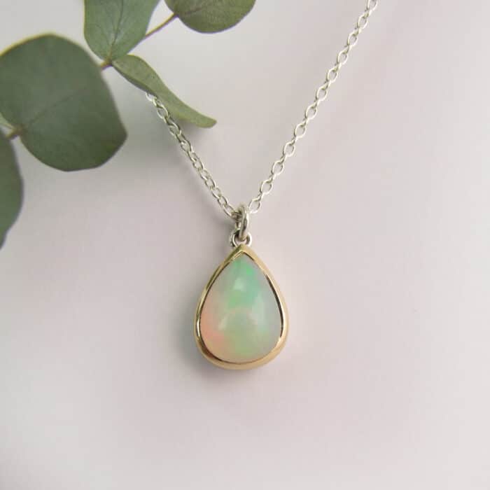 Pear Shape Opal Pendant