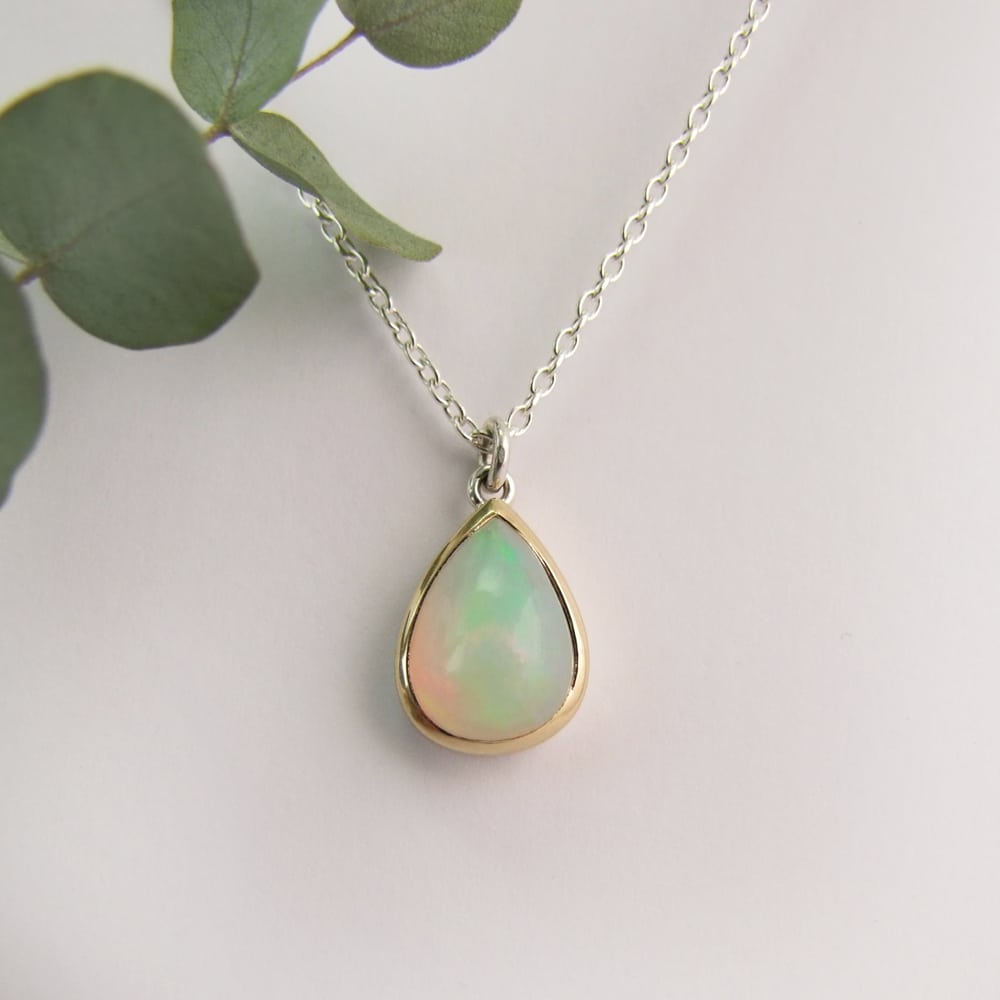 Pear Shape Opal Pendant