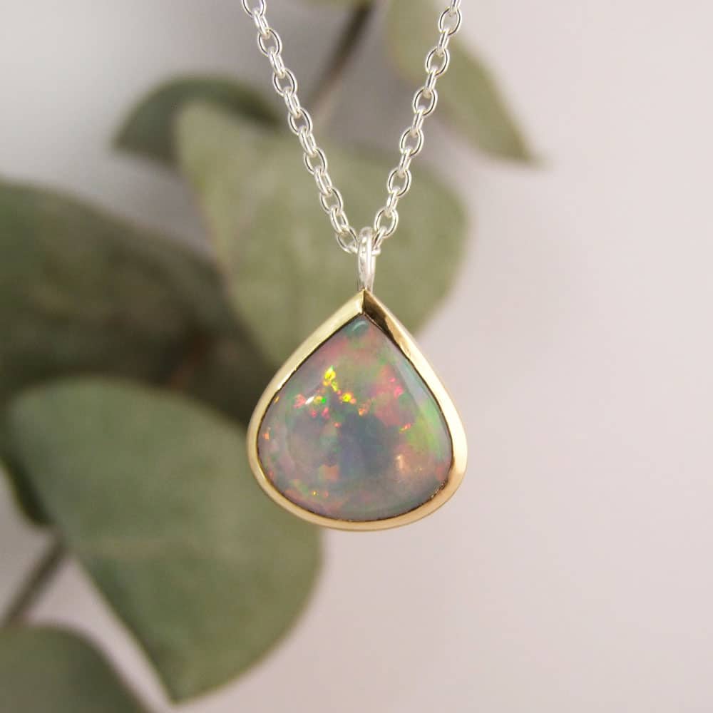 Pear Shape Opal Pendant