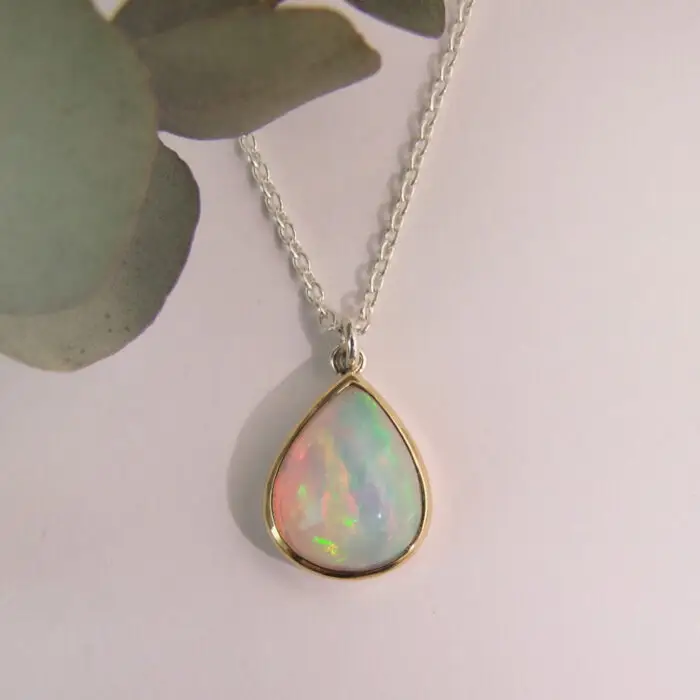 Pear Shape Opal Pendant
