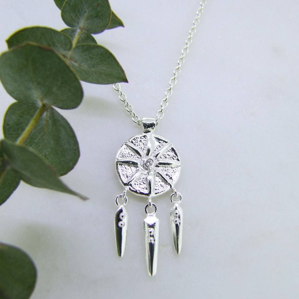 Macedonian Sun Ray Necklace - Image 3