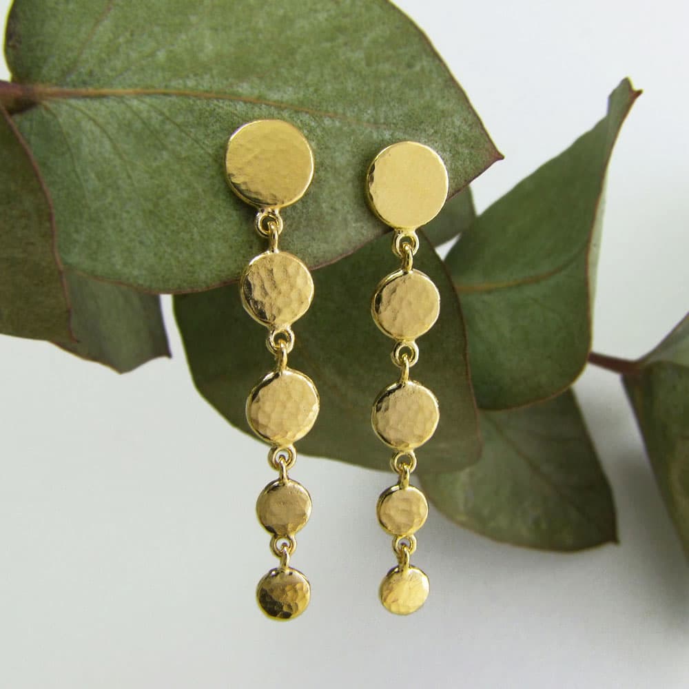 Helios Long Sunbeam Earrings