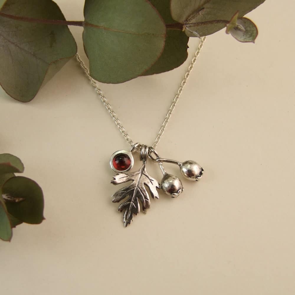 Hawthorn Garnet Necklace