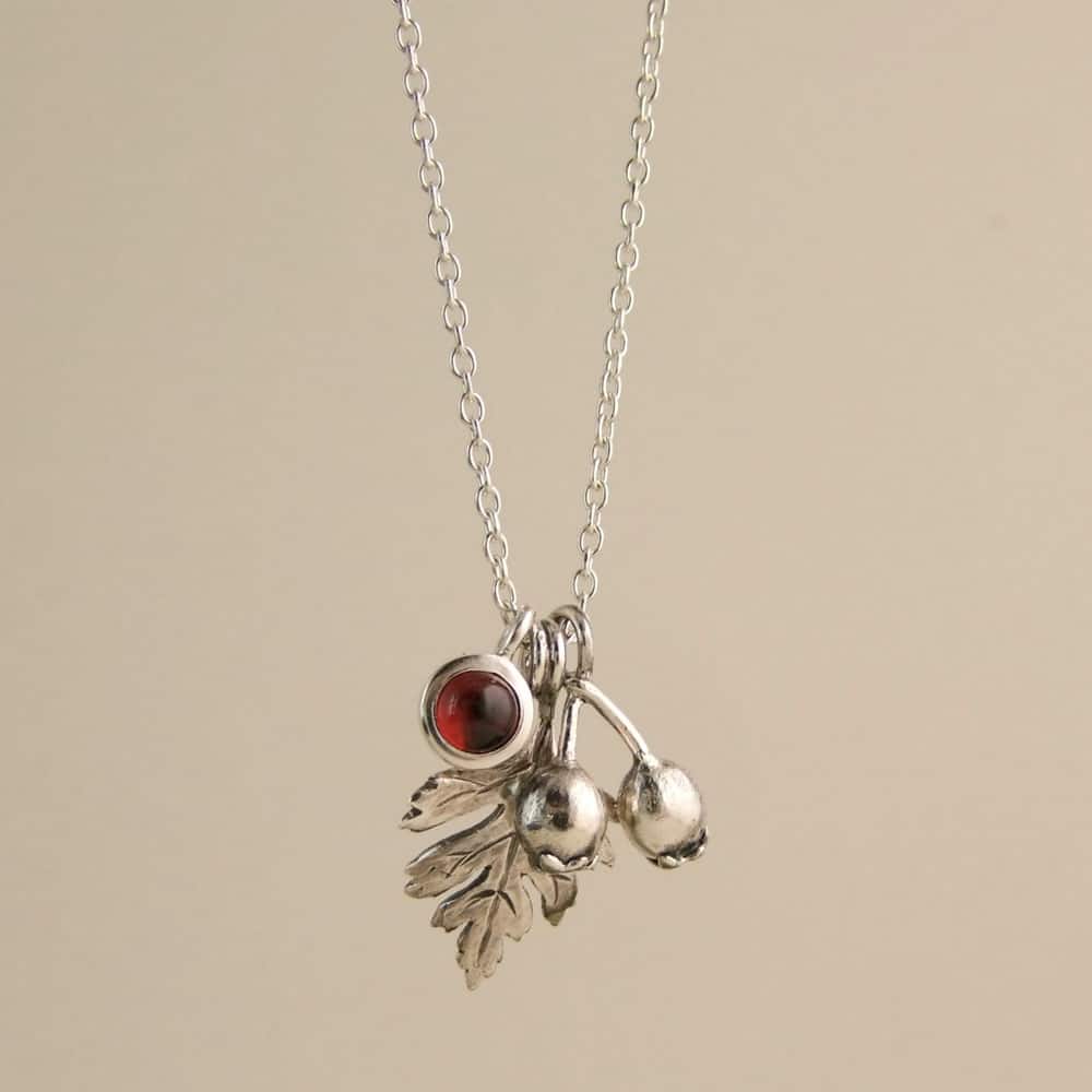 Hawthorn Garnet Necklace - Image 2