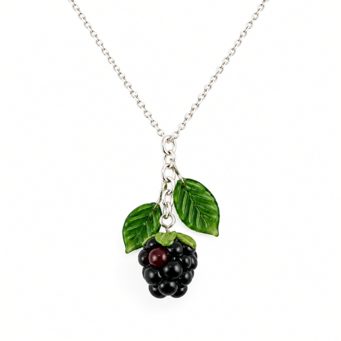 Glass Blackberry Pendant