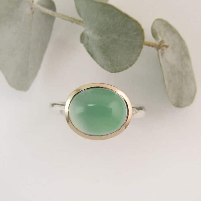Chalcedony Seafoam Ring