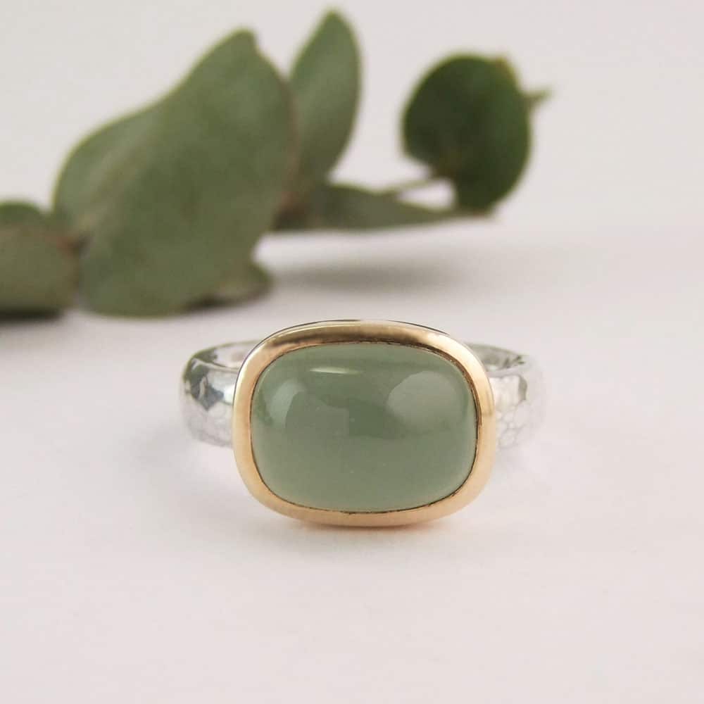 Sugar Loaf Aquamarine Ring - Image 3