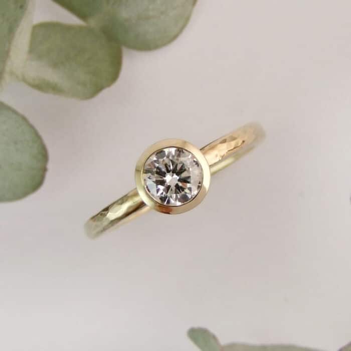 Lab Grown Diamond Vesta 0.56ct Ring