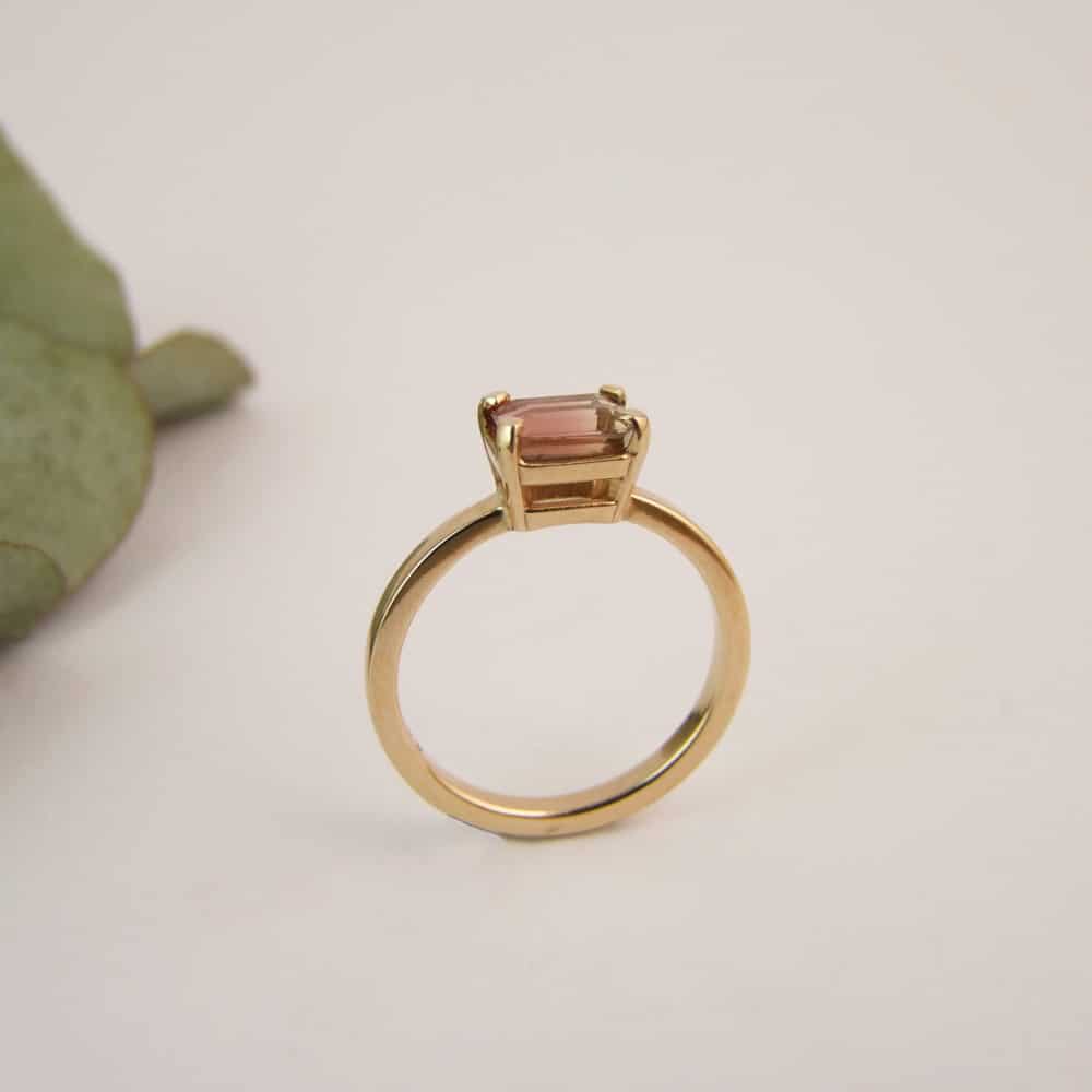 Bi-Coloured Tourmaline Ring - Image 3